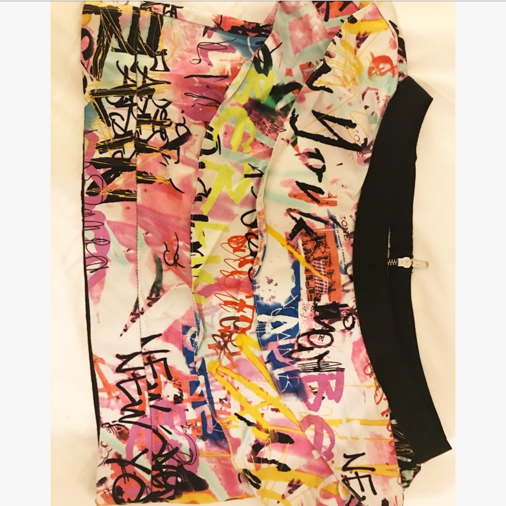 River Island Graffiti Skirt